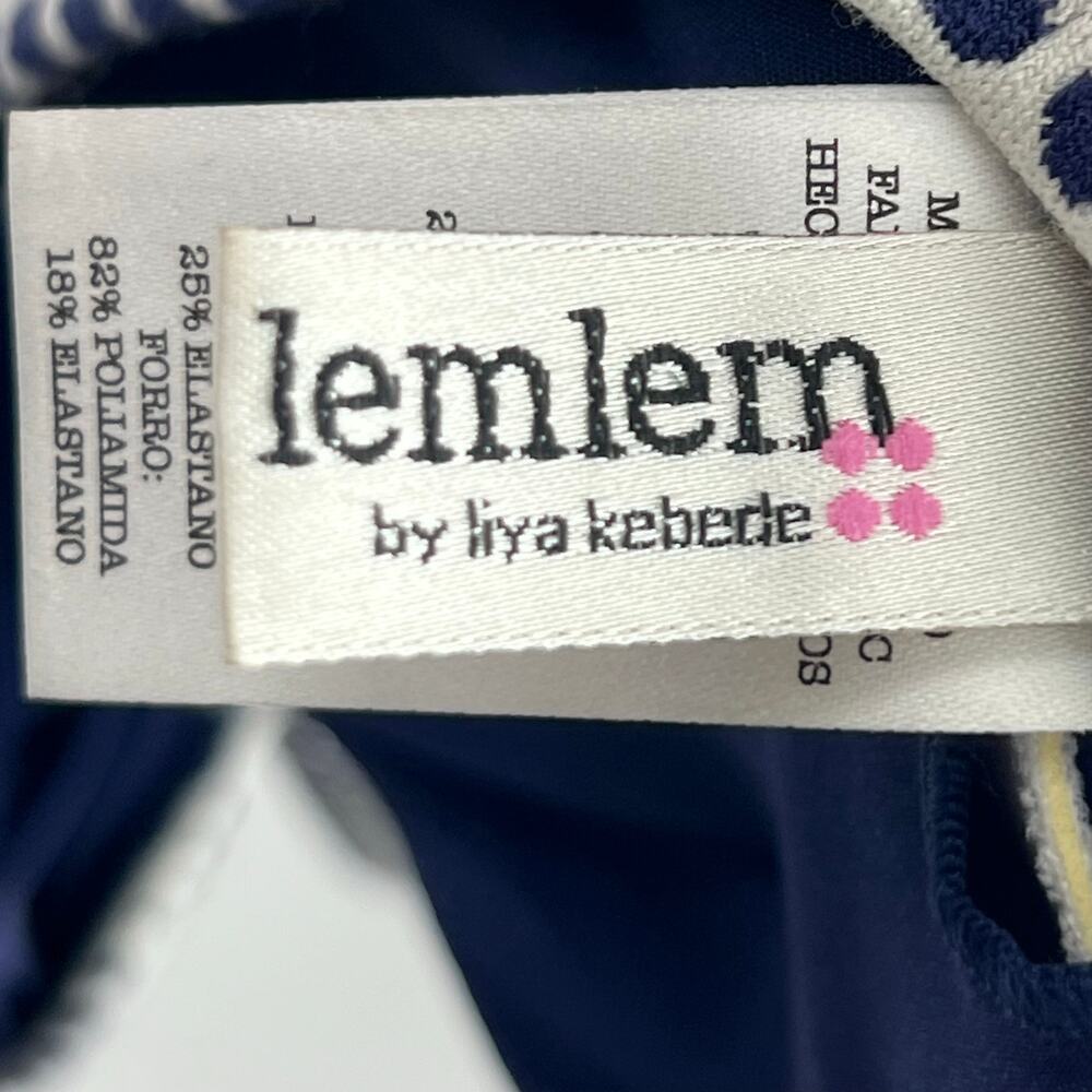 Lemlem Ava Bandeau Bikini Top & Lucy Side Bottom Geometric Print Size Small NWT - Picture 10 of 12
